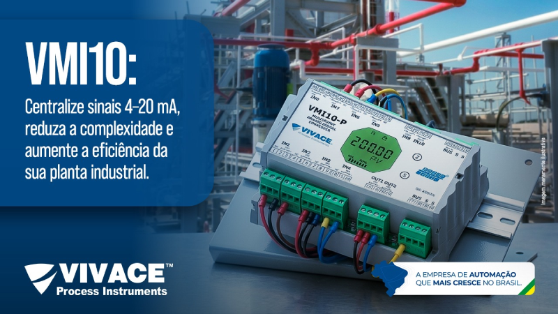 VMI10: Centralize sinais 4–20 mA, reduza a complexidade e aumente a eficiência da sua planta industrial